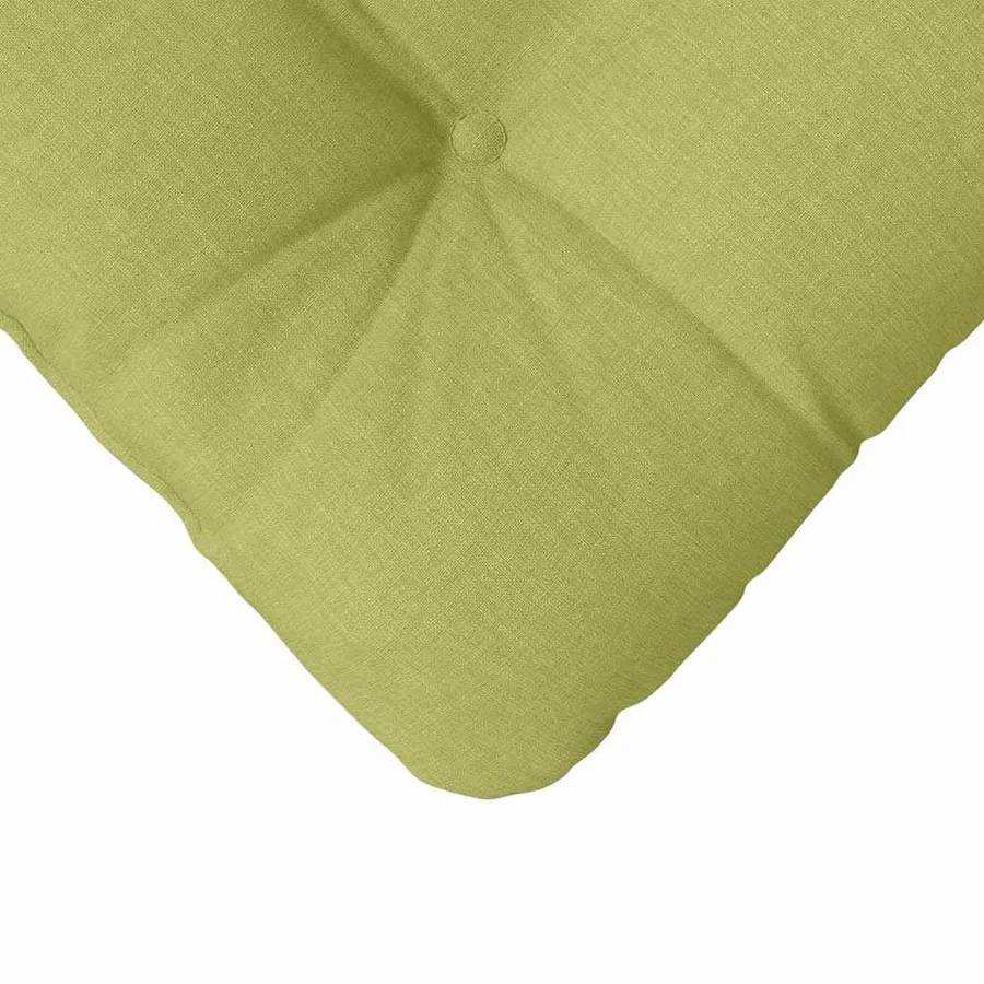 Coussins de siège 4 pcs Vert clair 40 x 40 x 12 cm tissu - 9