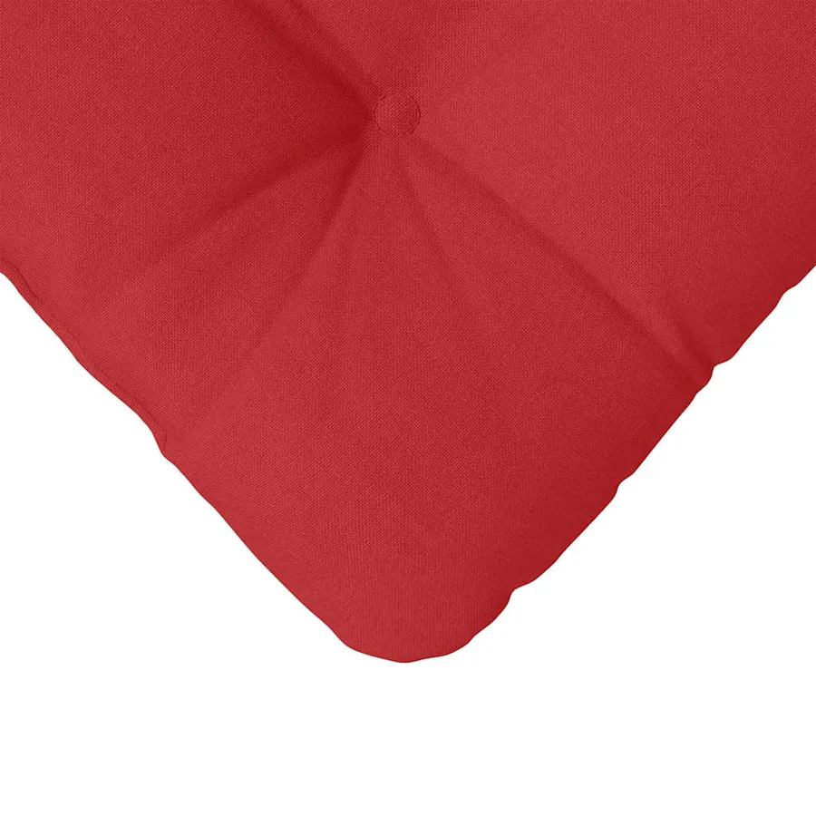 Coussins de siège 4 pcs Rouge 40 x 40 x 12 cm tissu - 9