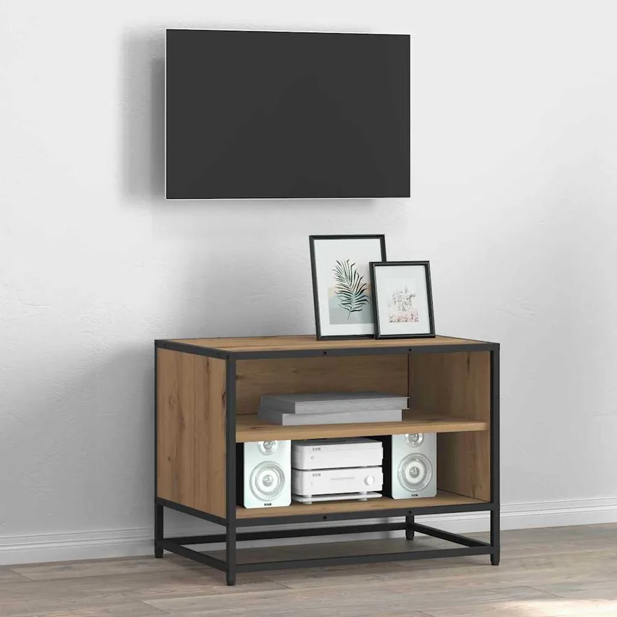 Unites TV 61 x 40 x 46 cm Chêne artisanal Bois d'ingénierie - 4