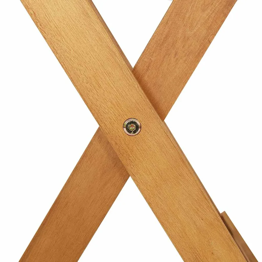 Ensemble à manger de jardin pliable 5 pcs Bois d'acacia solide - 7