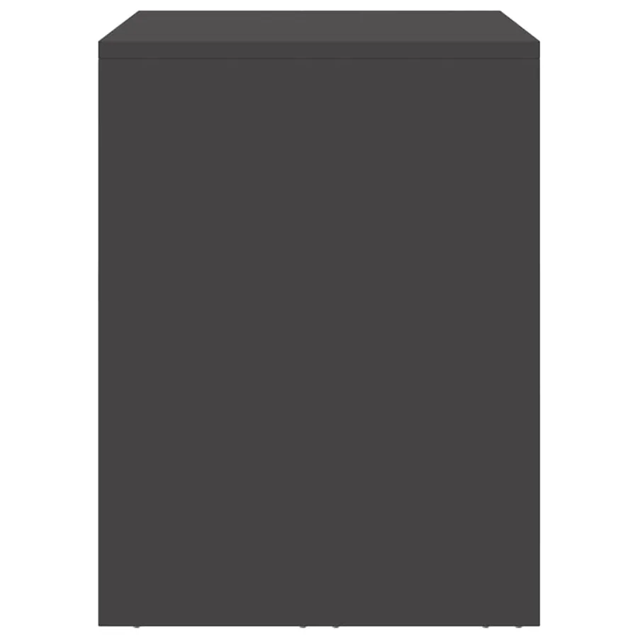Armoire murale pour garage Noir 90 x 33 x 35 cm - 7