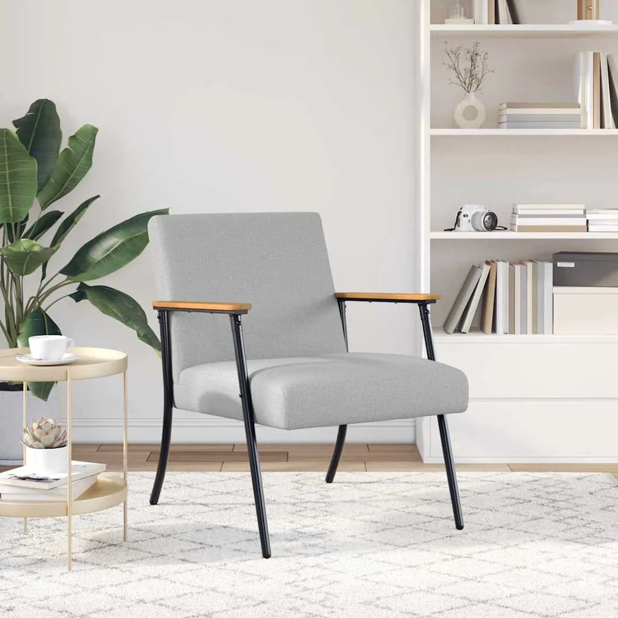 fauteuil Gris nuage tissu - 3