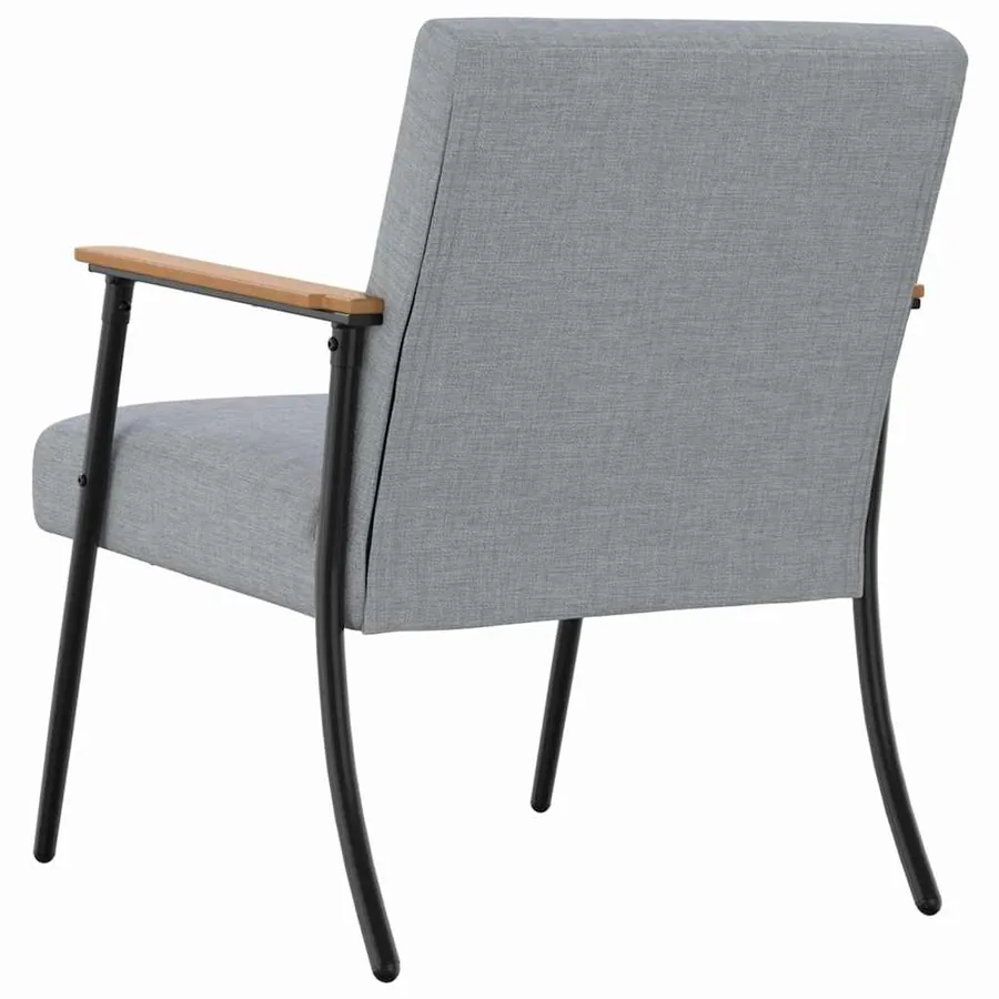 fauteuil Gris clair tissu - 6