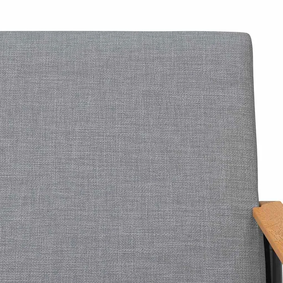 fauteuil Gris clair tissu - 7
