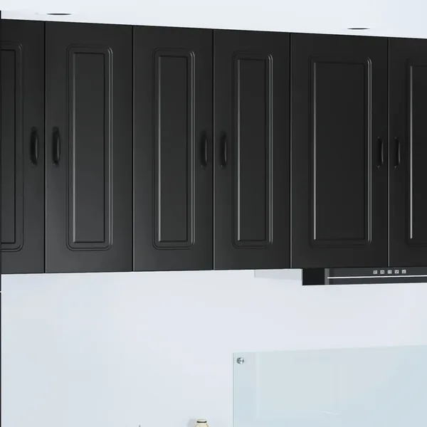 Panneau de lave-vaisselle Kalmar 2 pcs Noir 30 x 31 x 80 cm