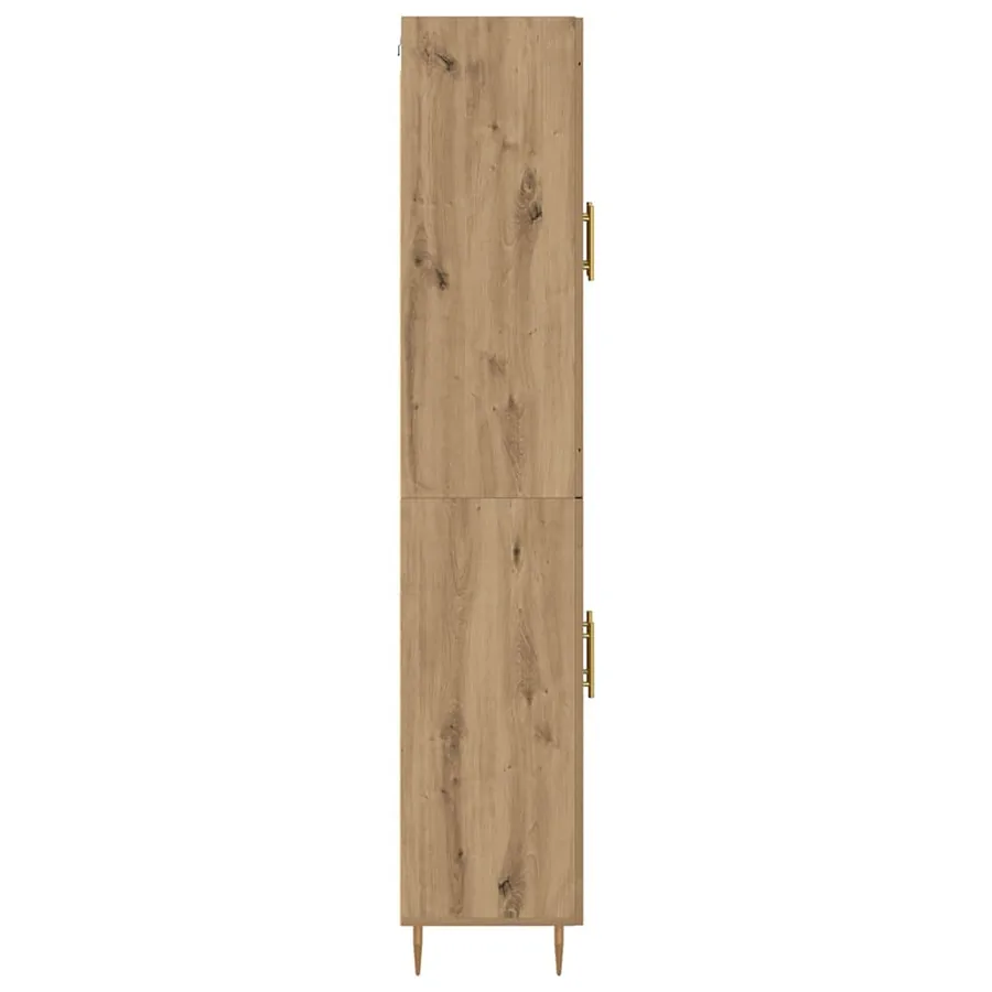 Haut Armoire 2 pcs Chêne artisanal 69,5 x 34 x 180 cm - 9