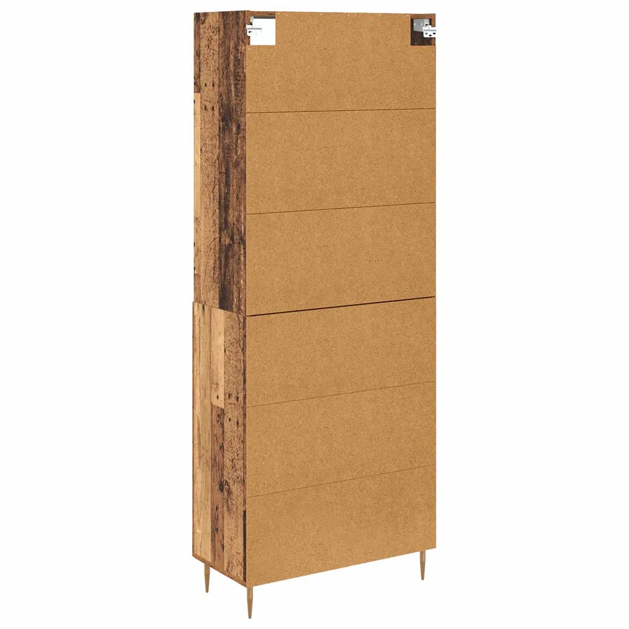 Haut Armoire Bois ancien 69,5 x 34 x 180 cm Bois d'ingénierie - 10