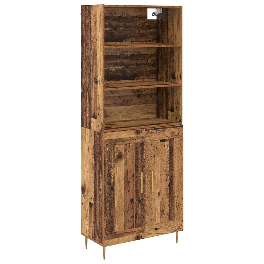 Haut Armoire Bois ancien 69,5 x 34 x 180 cm Bois d'ingénierie - 2