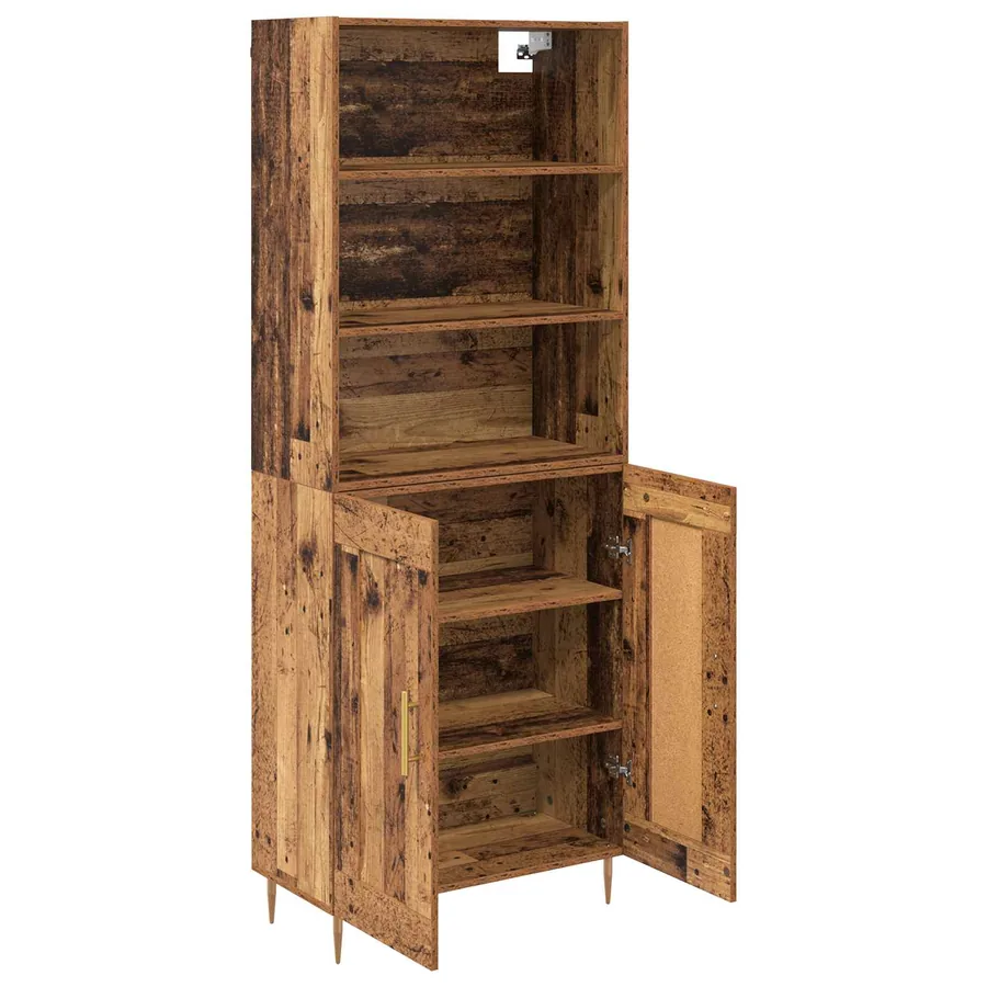 Haut Armoire Bois ancien 69,5 x 34 x 180 cm Bois d'ingénierie - 5