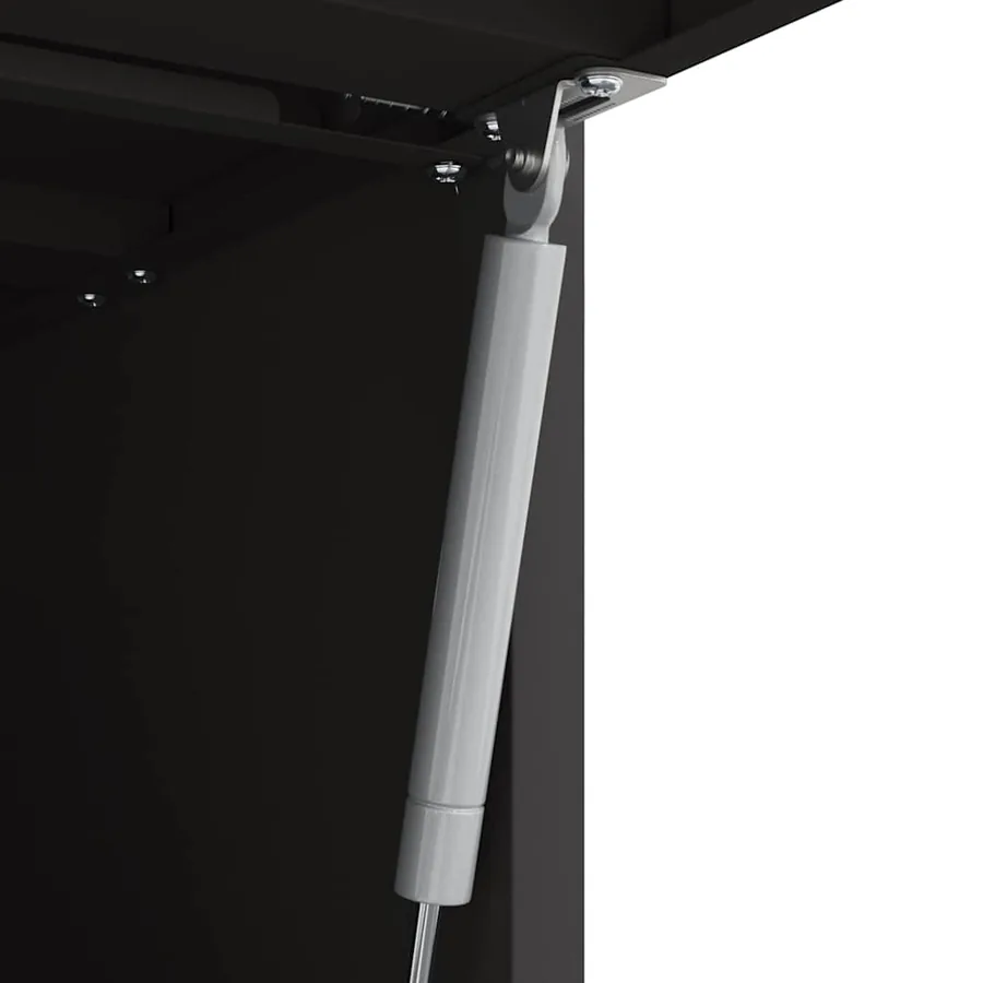 Armoire murale pour garage Noir 80 x 40 x 53 cm - 10