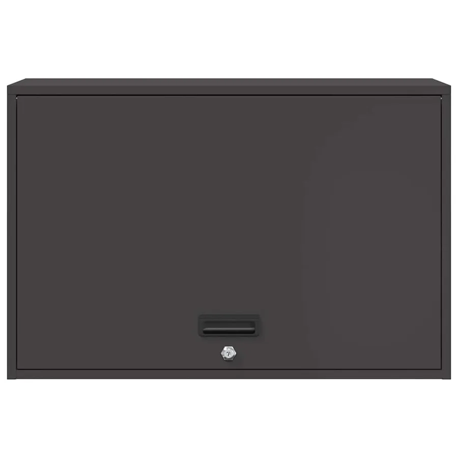 Armoire murale pour garage Noir 80 x 40 x 53 cm - 6