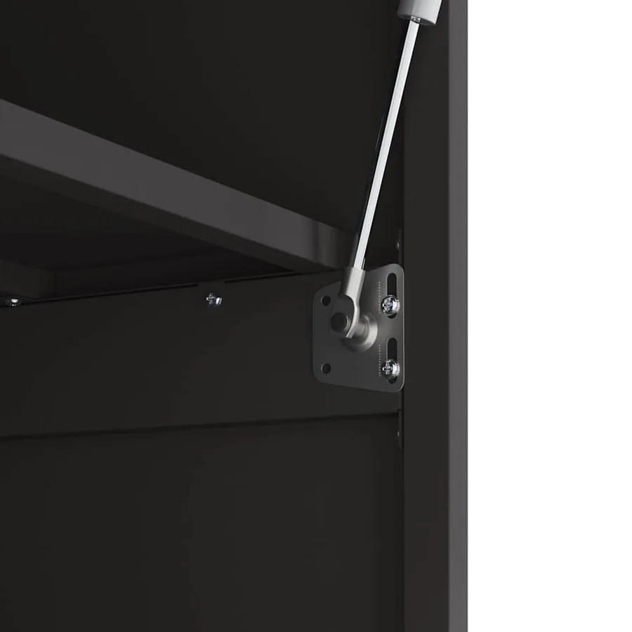 Armoire murale pour garage Noir 80 x 40 x 53 cm - 9