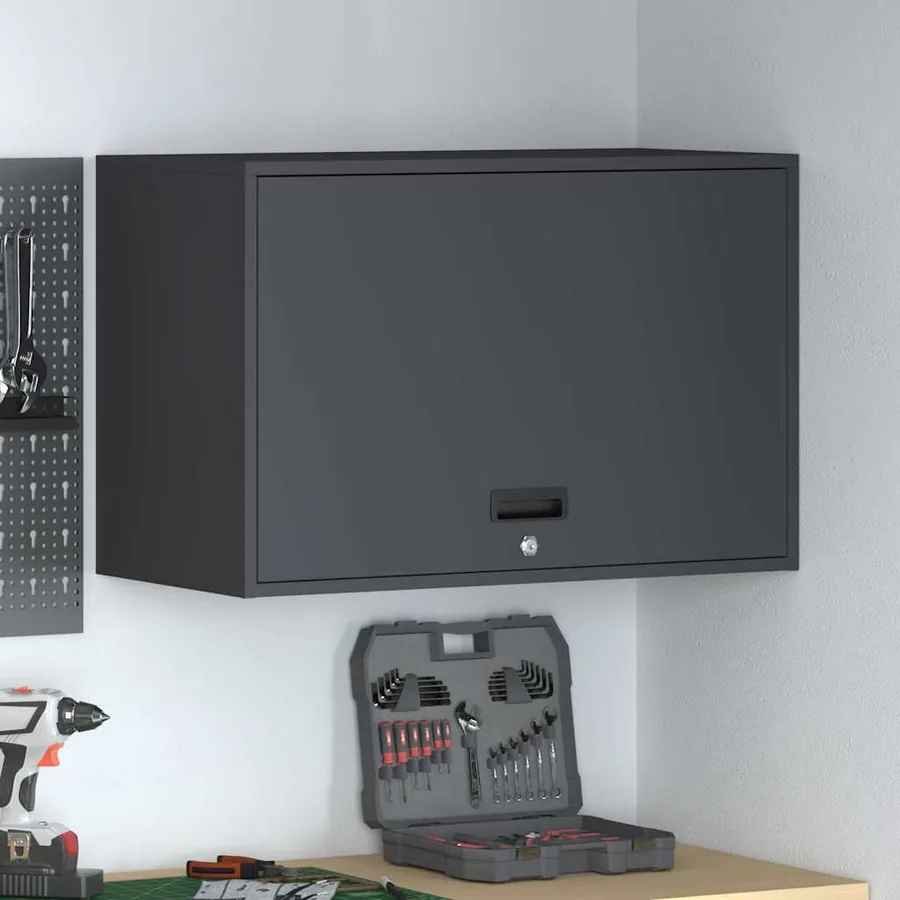 Armoire murale pour garage Anthracite 80 x 40 x 53 cm