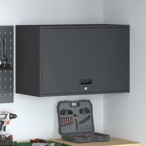 Armoire murale pour garage Anthracite 80 x 40 x 53 cm