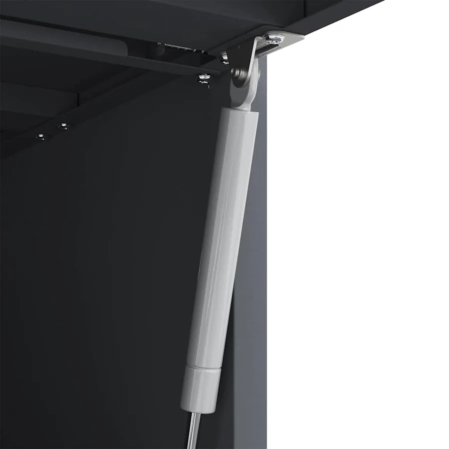 Armoire murale pour garage Anthracite 80 x 40 x 53 cm - 10