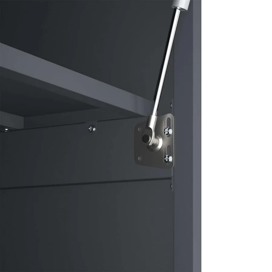 Armoire murale pour garage Anthracite 80 x 40 x 53 cm - 9