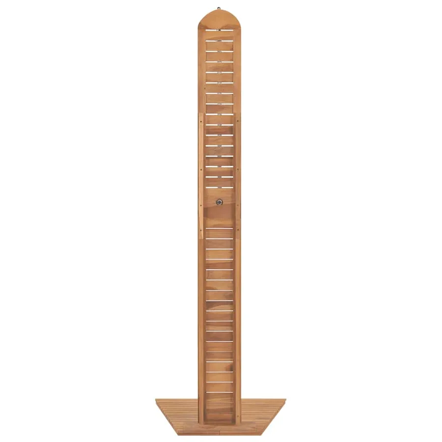 Garden Shower Solid Teak 70x75x204 cm - 5