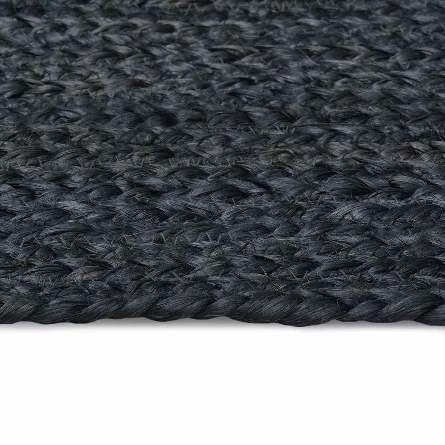 Tapis de surface Rectangulaire Gris foncé 60 x 200 cm Jute - 3