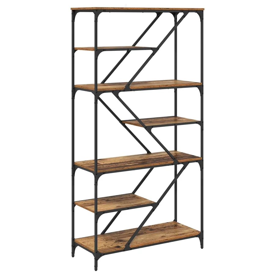 Étagère Bois Ancien 91 x 36 x 176 cm Bois d'ingénierie - 2
