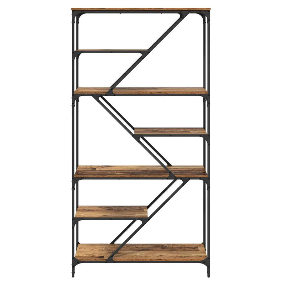 Étagère Bois Ancien 91 x 36 x 176 cm Bois d'ingénierie - 5