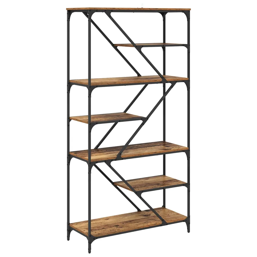 Étagère Bois Ancien 91 x 36 x 176 cm Bois d'ingénierie - 7