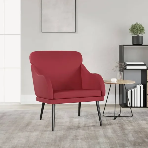 Fauteuil Bordeaux 63x76x80 cm Similicuir