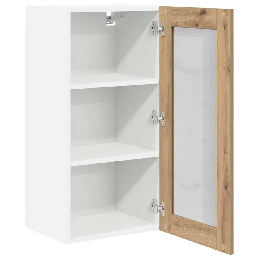 Armoire suspendue avec stockage Chêne artisanal 40 x 31 x 80 cm - 5
