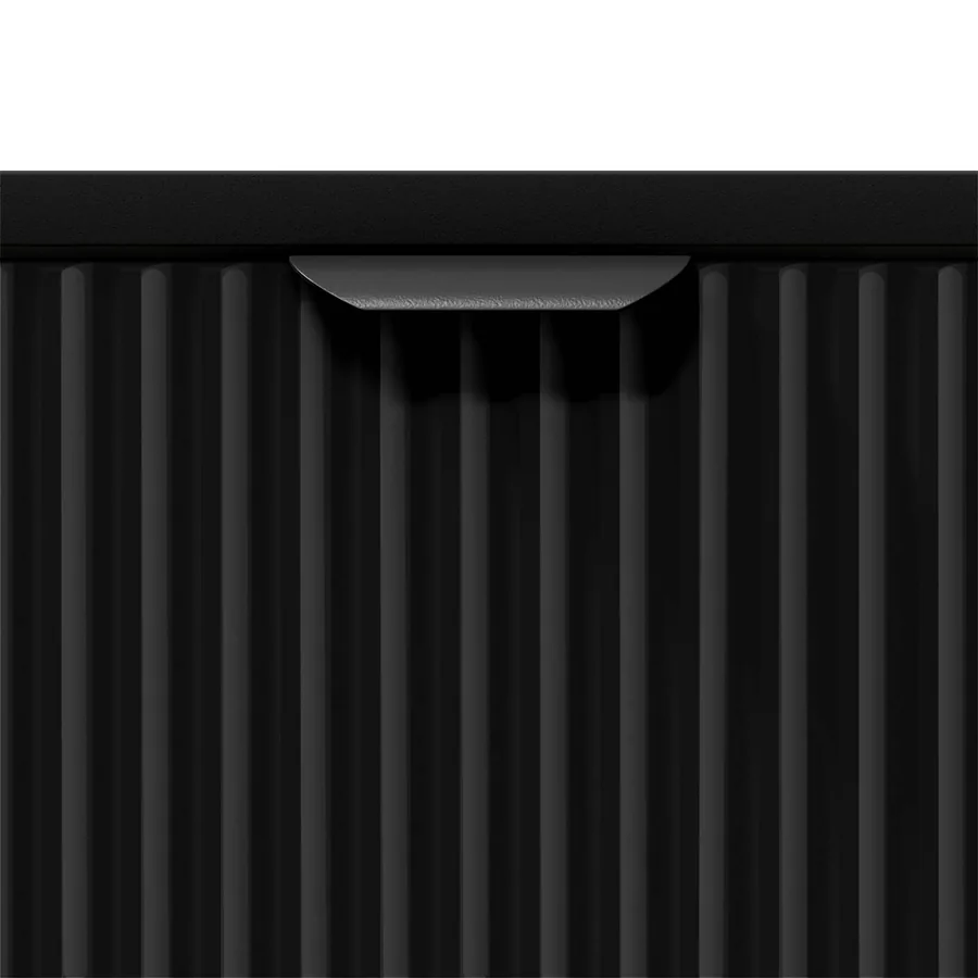Buffet Noir 69,5 x 33 x 82 cm Bois d'ingénierie - 9