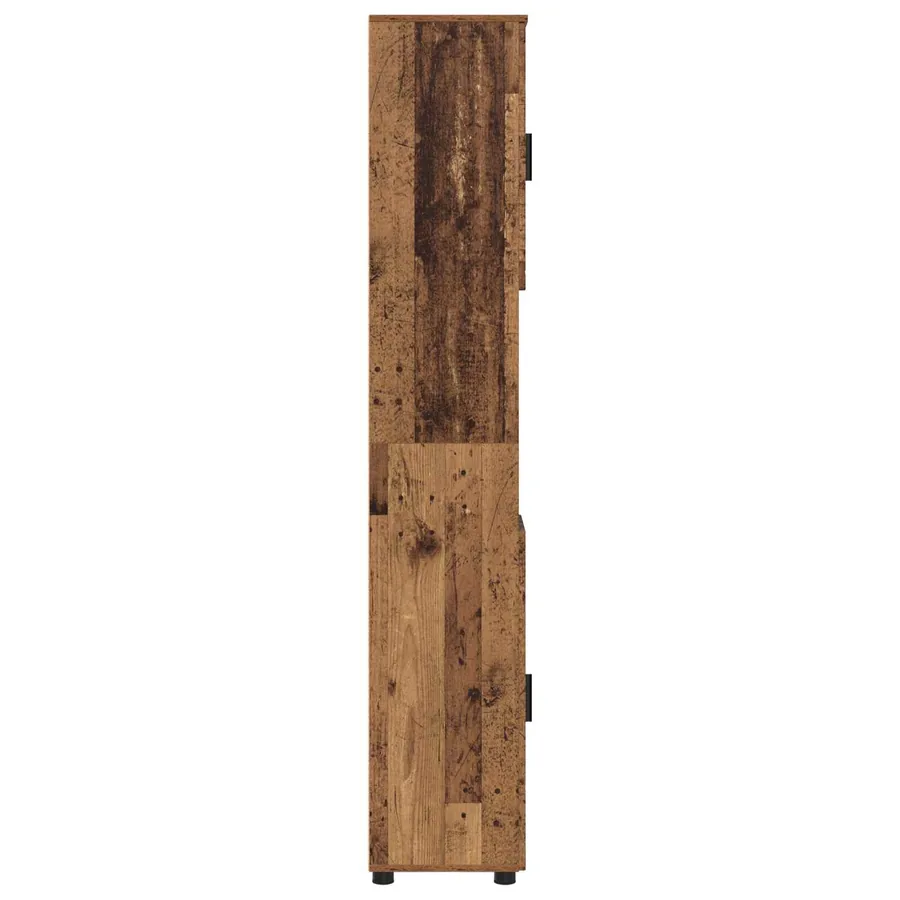 Cabinet de salle de bain Bois Ancien 30 x 35 x 192 cm - 7