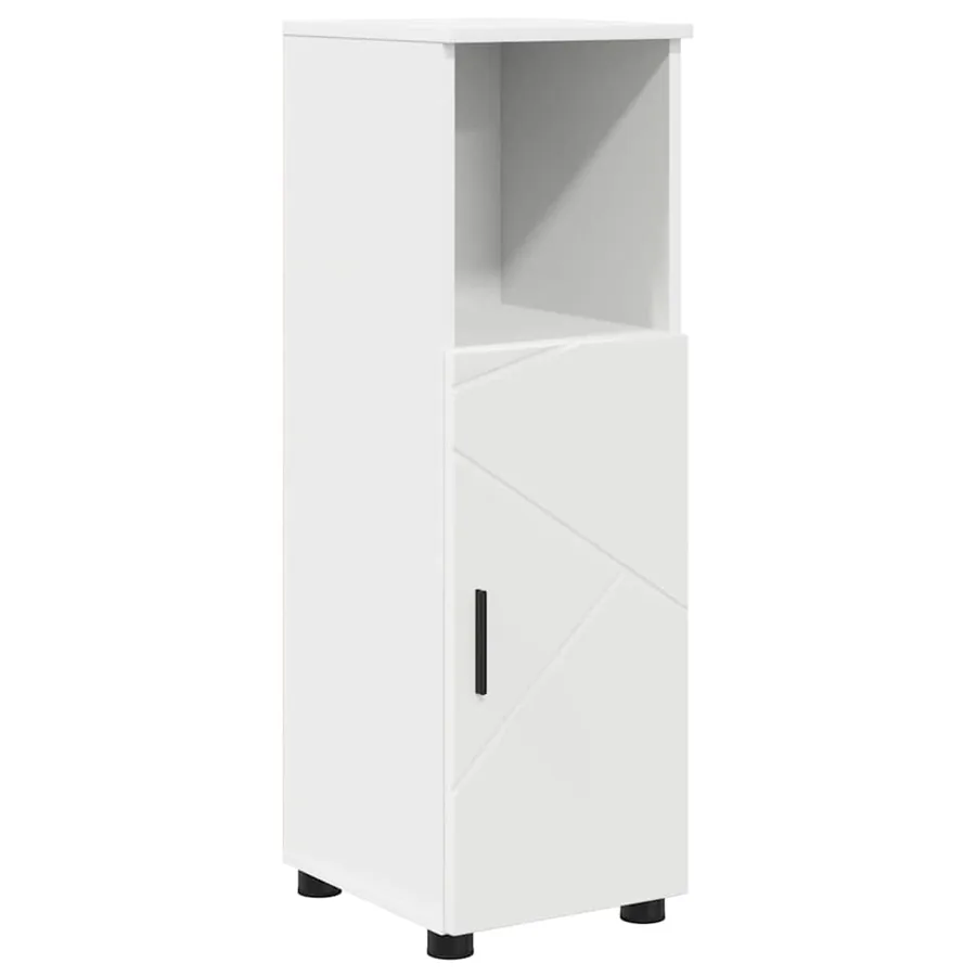 Ensemble de mobilier de salle de bain avec tiroir 5 pcs Blanc - 7