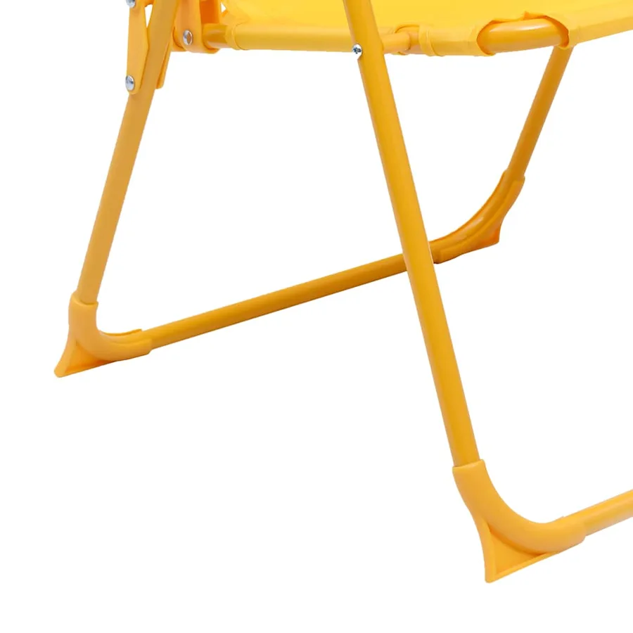 Ensemble de bistro avec parasol pour enfants 3 pcs Jaune - 8