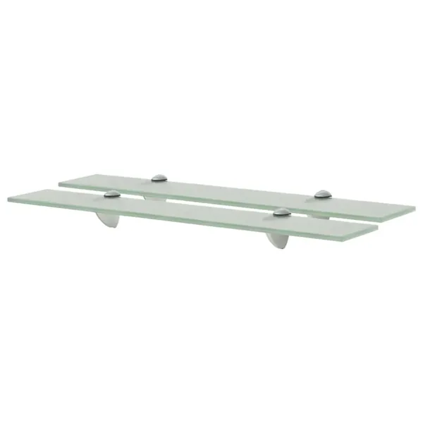 Wall Shelves 2 pcs Glass 60x10 cm 8 mm