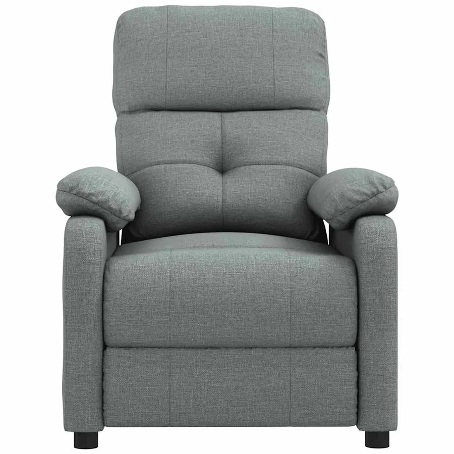 Fauteuil de massage Gris foncé Tissu - 3