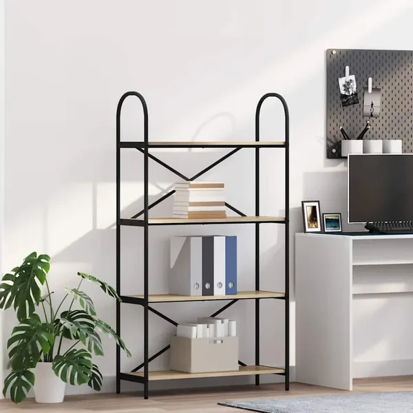 Étagère Chêne Sonoma 80 x 30 x 146 cm Bois d'ingénierie