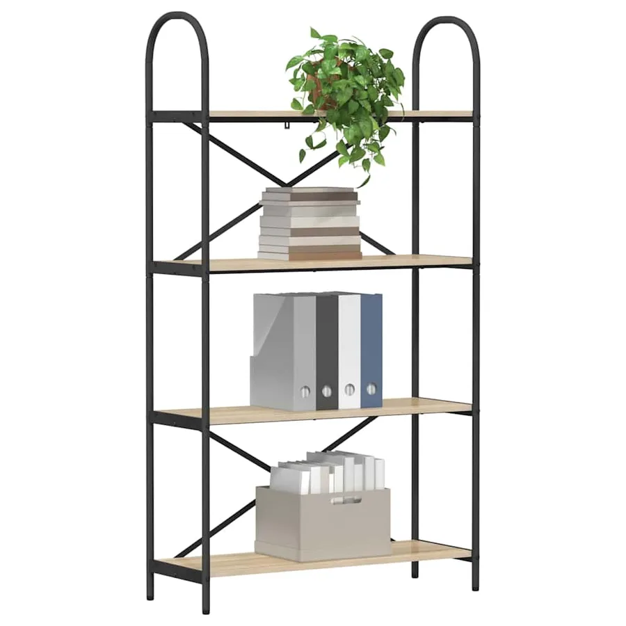 Étagère Chêne Sonoma 80 x 30 x 146 cm Bois d'ingénierie - 3