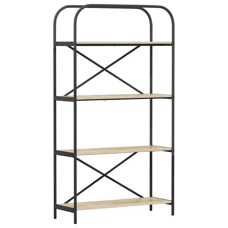 Étagère Chêne Sonoma 80 x 30 x 146 cm Bois d'ingénierie - 2
