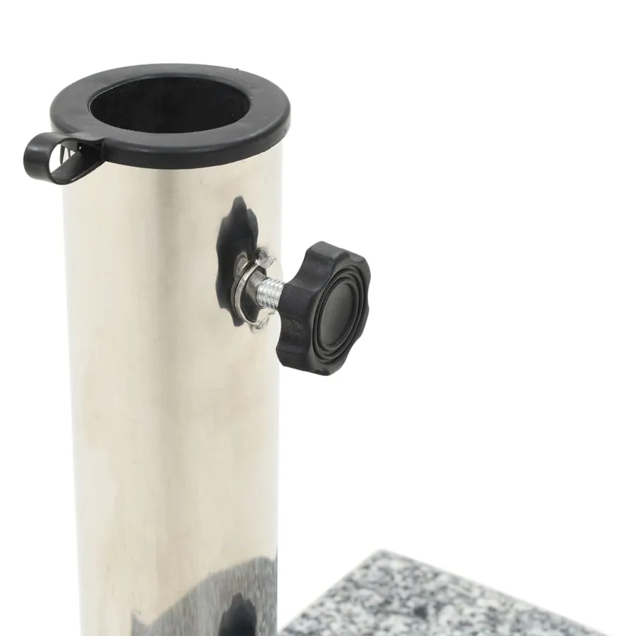 Socle de parasol Granite courbe 10 kg Gris - 2