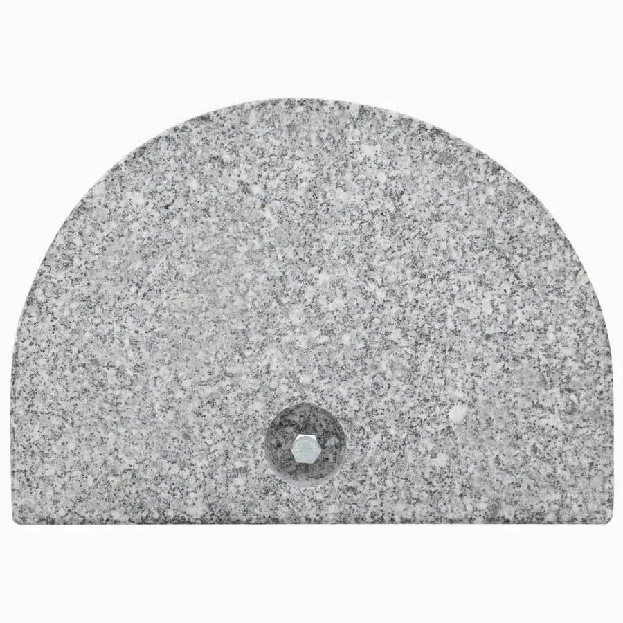 Parasol Base Curved Granite 10 kg Grey - 3