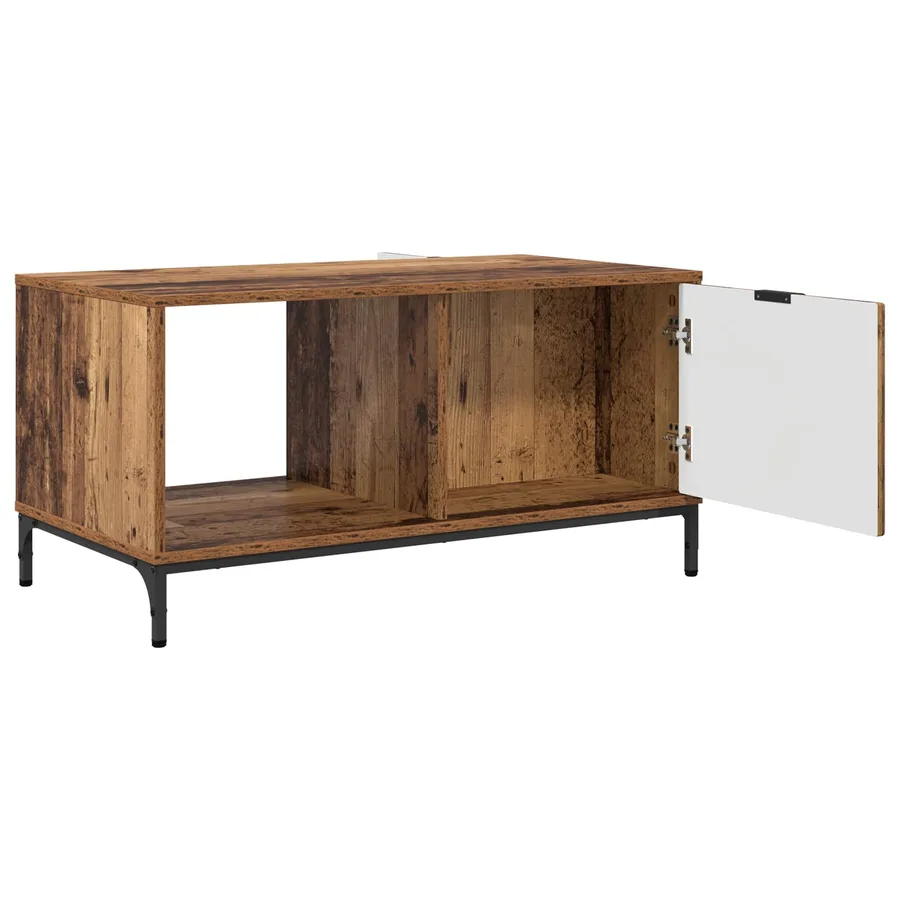 Table basse Bois ancien 90 x 49 x 46 cm Bois d'ingénierie - 5