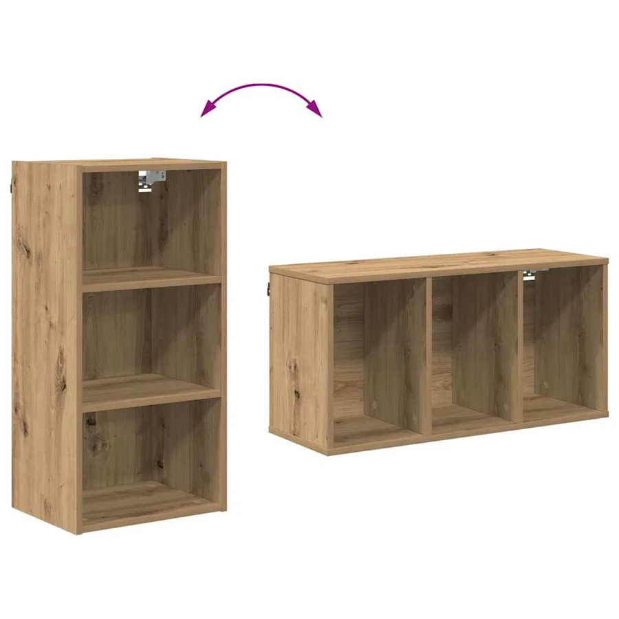 Armoire suspendue Chêne artisanal 40 x 29,5 x 80 cm - 10
