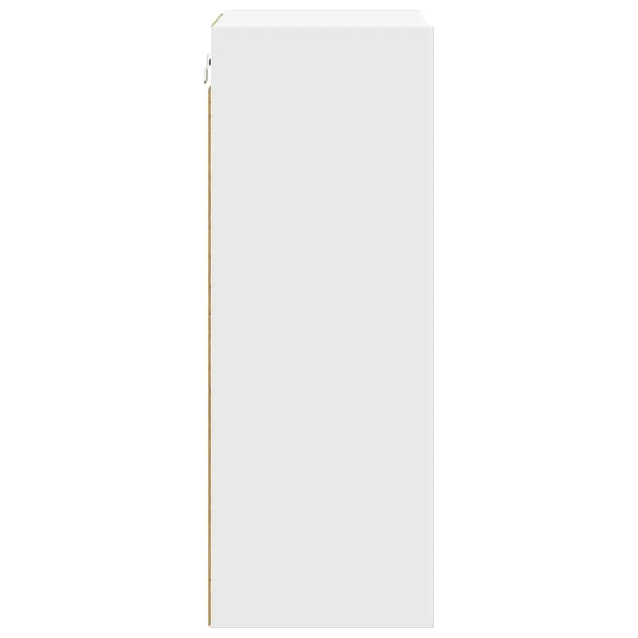 Armoire suspendue Blanc 40 x 29,5 x 80 cm Bois d'ingénierie - 6