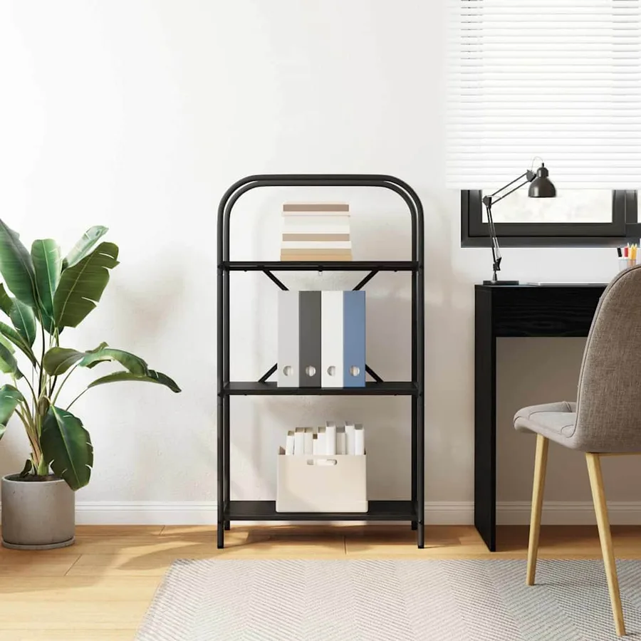 Étagère Chêne noir 60 x 30 x 109 cm Bois d'ingénierie - 4