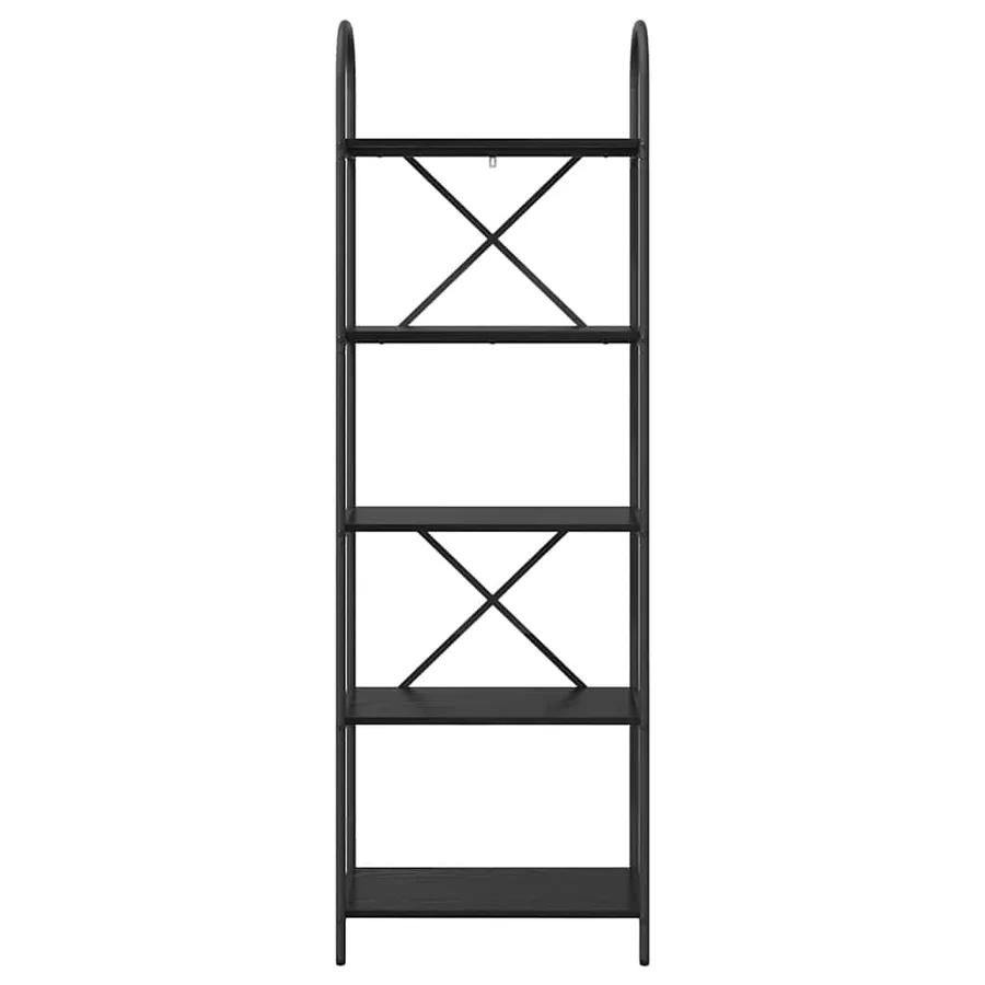 Étagère Chêne noir 60 x 30 x 183 cm Bois d'ingénierie - 5
