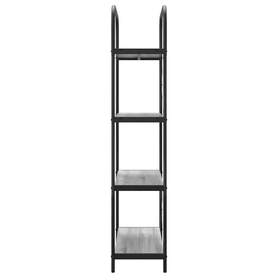Étagère Gris Sonoma 80 x 30 x 146 cm Bois d'ingénierie - 6