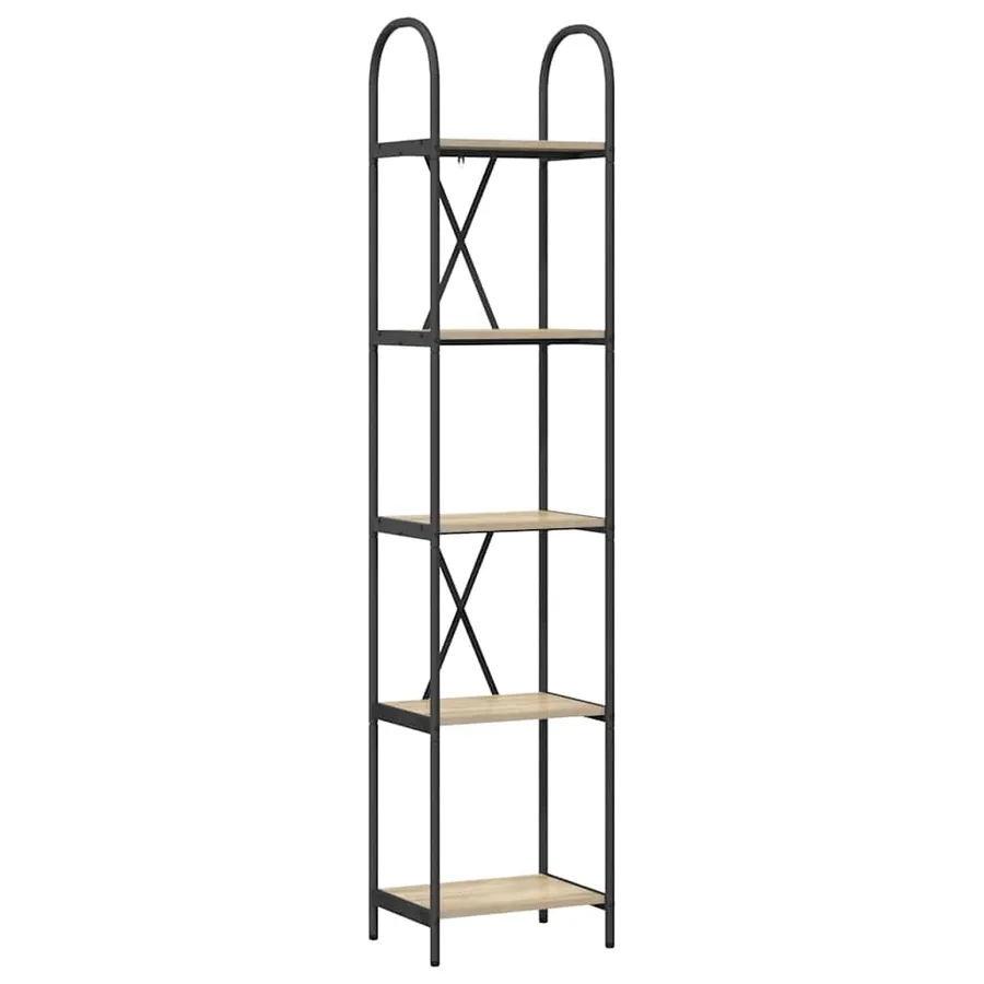 Étagère Chêne Sonoma 40 x 30 x 183 cm Bois d'ingénierie - 2