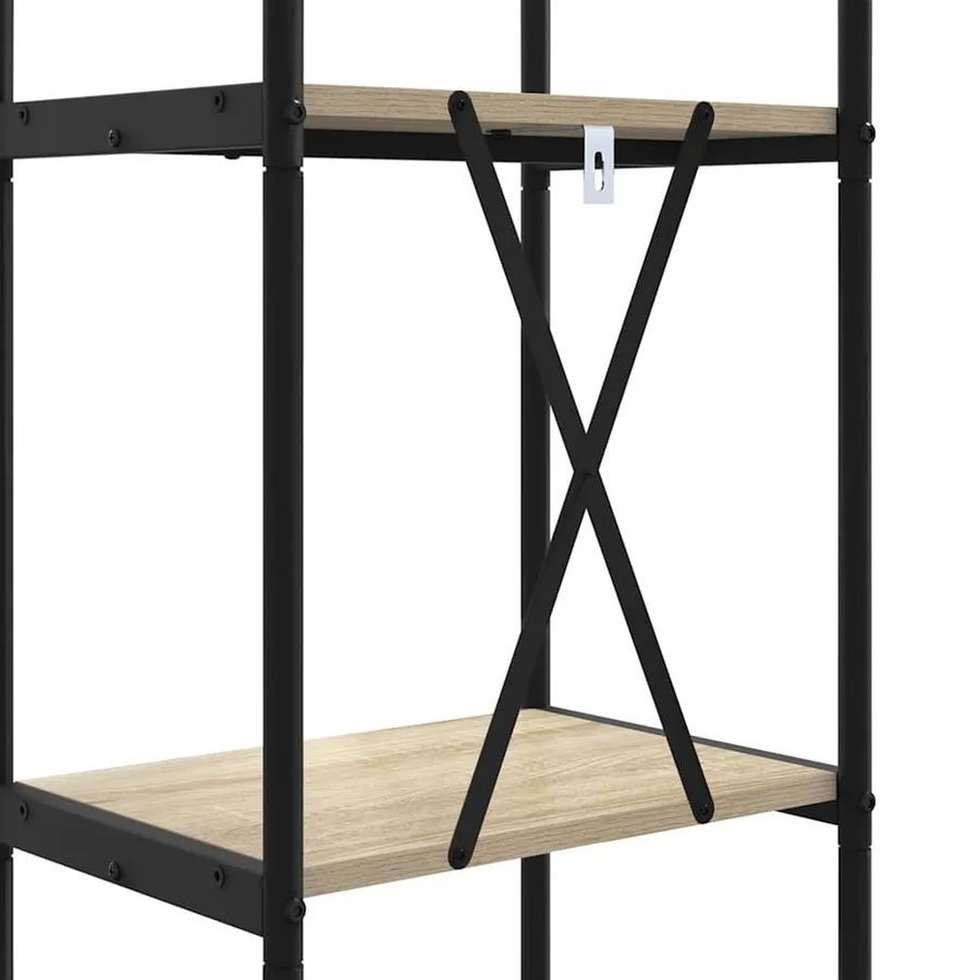 Étagère Chêne Sonoma 40 x 30 x 183 cm Bois d'ingénierie - 9