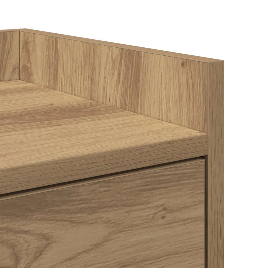 Table de chevet 2 pc Chêne artisanal 40 x 29 x 60 cm - 8