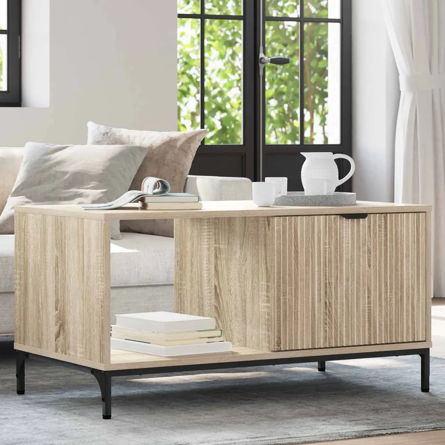 Table basse Chêne Sonoma 90 x 49 x 46 cm Bois d'ingénierie