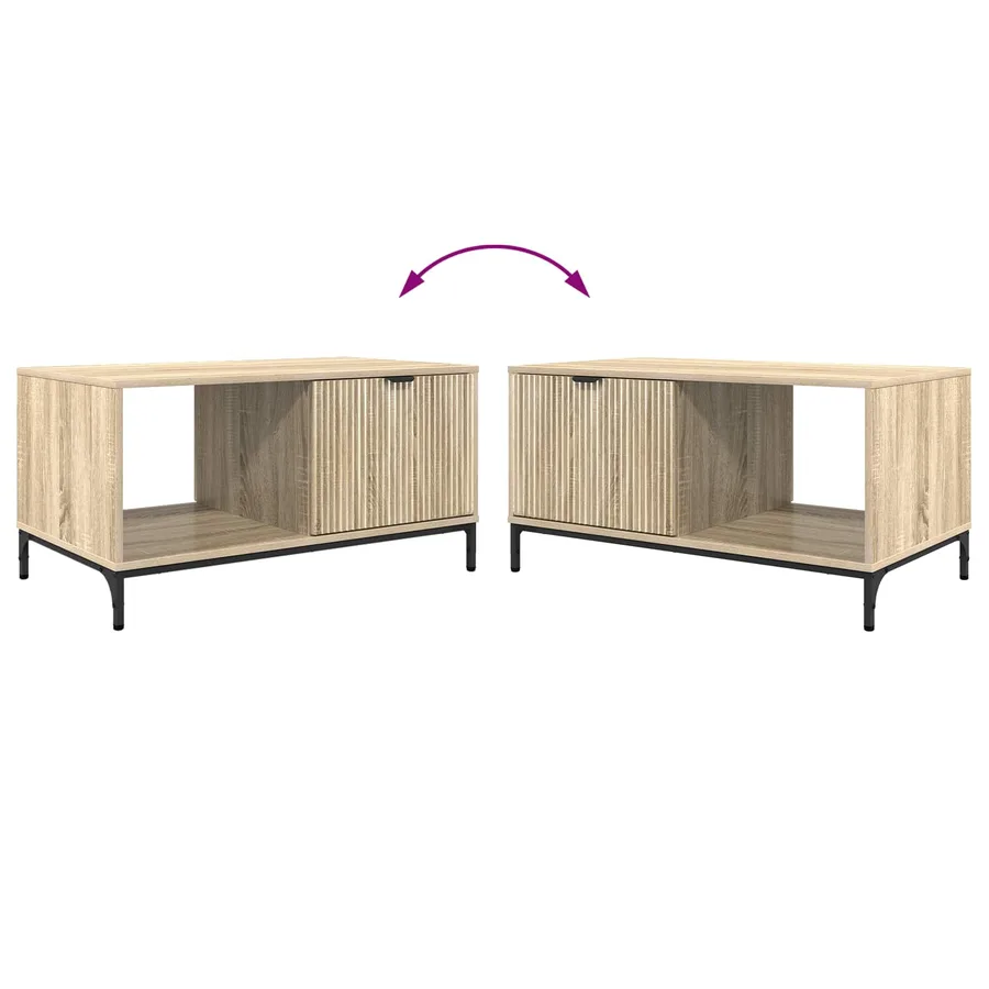 Table basse Chêne Sonoma 90 x 49 x 46 cm Bois d'ingénierie - 12