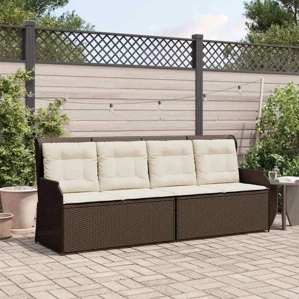 Banc de jardin Marron polyrotin